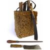 Image 1 : Large buffalo hunters butcher block set