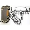 Image 2 : Parade saddle black floral carved with matching