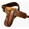 Image 1 : Rare Miles City MT. stamped single loop holster