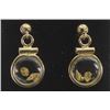 Image 1 : Natural Alaskan gold nugget flake earrings