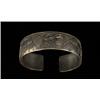 Image 1 : Older Northwest Coast Carved Thunderbird Silver Bracelet by F. Wrenn 7 1/4" L. 7/8" W. Fine Cond…