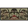 Image 1 : Robert Davidson Card Form Silkscreen Dog Fish 9 3/4"x 3 3/4" Fine Condition…