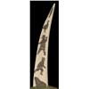 Image 3 : Inuit Soapstone and Ivory Scrimshaw Sculpture by Elijah Micheal ca. 1969 12 1/4" H. Fine Condit…