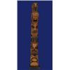 Image 1 : Older Northwest Coast Carved Three Figure Totem 12 3/4" H. Fair Condition…