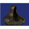 Image 1 : Original Cast Bronze Figure Signed Schneider American ca. 1940 9 1/2" W. 8 1/2" H. Fine Conditi…