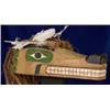 Image 3 : Carved Clayoquot Wolf Mask 1971 by Joe David with Book 18" L. Good Condition with Small Repair…