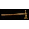 Image 2 : 19TH C. Brass Tomahawk Pipe on a Later Studded Stem 19 1/2" L. 7 1/2" W. As Is…