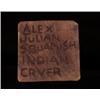 Image 2 : Alex Julian Carved Totemic Figure of a Shaman Holding Copper 12 1/4" H. Fine Condition…