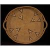 Image 1 : Salish Basketry Tray Arrowhead Design 16" D. Good Condition…