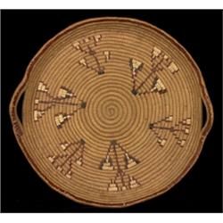 Salish Basketry Tray Plant Design 16" D. Good Condition…