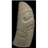 Image 3 : Old 19TH C. Haida Carved Whale Tooth with Shark Face Design 6" H. Exibit St. Thomas University, H…
