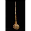 Image 2 : Exceptional Tlingit Mountain Sheep Horn Potlatch Ladle with Engraved Silver Mounts 25" L. Fine C…