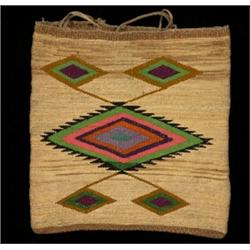 Very Fine Weave Nez Perce Cornhusk Flat Bag ca. 1900 11" L. 10" W. Fine Condition…