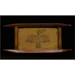 Haida Carved and Inlaid Canoe Tray by Victor Adams 1962 28 3/4" L. 12 1/2" W. Fine Condition…