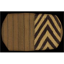 Rare Finely Woven Tlingit Basketry Wallet ca. 1910 6 1/2" L. 4" W. Fine Condition…
