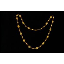 String of Rare Hudson Bay Chinese Melon Beads, Columbia River ca. 1840…