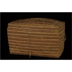Superb Lillooet Hump Back Storage Basket Ex. Brenchley Family Collection From New Westminister, B…