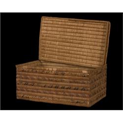 Mt. Currie Lidded Storage Basket Ex. Brenchley Family Collection From New Westminister, B.C. 18…