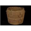 Image 1 : Old Mt. Currie Knitting Basket with Handles 11 1/2" D. 9 1/2" H. Fair Condition…