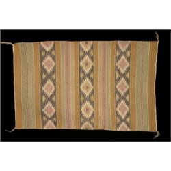 Fine Antique Navajo Crystal Weaving 52"x 32" Good Condition…
