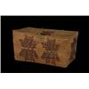 Image 1 : Old Salish Storage Trunk with Imbricated Design 20 1/2" L. 11 1/2" W. 10 1/4" H. Good Condition…