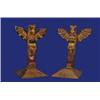 Image 1 : Pair of Ellen Neel Totems 7" H. 4 3/4" W. Good Condition…