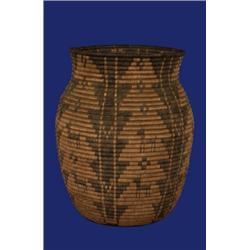 Classic Apache Figured Olla with Family Provenance Prior to 1920 12" H. 9" W. Fine Condition…