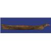 Image 2 : Rare 19TH C. Northwest Coast Carved Alder Canoe Painted with Sisiutl Design 38" L. 7 1/4" W. Fa…
