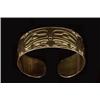 Image 1 : Robert Cross Carved Haida 14K Gold Eagle Bracelet 7 1/4" L. 1" W. Fine Condition…