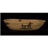 Image 1 : Pima Oval Basket Dog and Eagle Design 91/4"x 6 1/2" Good Condition…