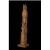 Image 1 : Fine Old Thunderbird and Bear with Salmon Totem in the Style of Charlie James 17" H. Good Condi…