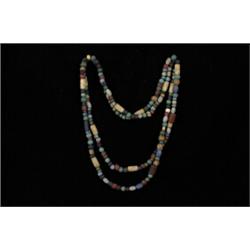 Two Strings of Assorted Columbia River Trade Beads Ex Hall Collection, Vantage Site…