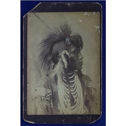 Ethnographic Photo Boone & May Ltd "Souvenir of the Northwest" -Portrait- 6 5/16"x 4 1/8" As Is…
