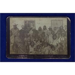 Ethnographic Photo Boone & May Ltd "Souvenir of the Northwest" -Group of People- 6 5/16"x 4 1/8"…