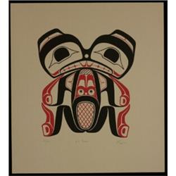 Norman Tait Silkscreen Big Beaver 229/400 15 1/2"x 14" Fine Condition…