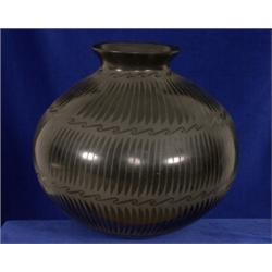 Large Fine Lined Casa Grande Pottery Olla 12" D. 12" H. Fine Condition…