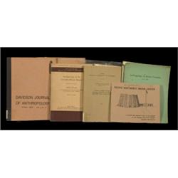 Nine Northwest Coast Museum Books and Notes ca. 1955 As Is…