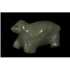 Image 1 : Inuit Carved Soapstone Bear Cub by Elijah Kakee from Cape Dorset 6" L. 2 1/2" W. Good Condition…