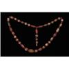 Image 1 : Long String of Six Layer Red Chevron Trade Beads…