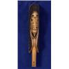 Image 1 : Mt. Currie Carved and Painted Cedar Chief Head Rattle 16" L. Good Condition…