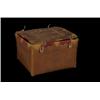 Image 1 : Birch Bark Lidded Container 9 1/2" sq. 6 1/2" H. Fair Condition with Handle Missing…
