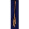 Image 1 : Older Carved and Painted Northwest Coast Paddle with Whale, Eagle and Wolf Design 54" L. Good Co…