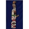 Image 1 : Carved and Painted Northwest Coast Plaque with Eagle, Bear and Human 27" H. Good Condition…