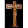 Image 1 : Charlie Mickey Jr. Carved Five Figure Totem 25 1/2" H. 18" W. Good Condition…