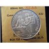 Image 1 : ELI WHITNEY .925 FINE SILVER COMMEMORATIVE MEDALLION XXI UNC, ORIGINAL  PACKAGING BY HERALDIC ART