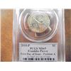 Image 2 : 2010-P FRANKLIN PIERCE DOLLAR PCGS MS65 POS. A 1ST DAY ISSUE