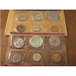 1961 SILVER US MINT SET (UNC) P/D (WITH ENVELOPE)