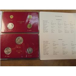 FAO ALBUM 1985 SHEET SEE DESCRIPTION CONTAINS: 1982 SEYCHELLES AND 1983 VANUATU UNC SETS