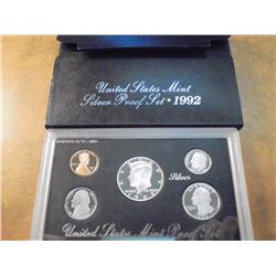 1992 US SILVER PROOF SET (WITH BOX)