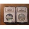 Image 1 : 2006-S SAN FRANCISCO OLD MINT SILVER DOLLAR NGC PF69 ULTRA CAMEO AND 2006-P BEN FRANKLIN "SCIENTIST"